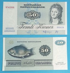 Danemarca (p#50) 50 Kroner 1994 &#039;Crap&#039; UNC serie: 8745990