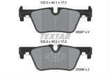 Set placute frana TEXTAR 2530701