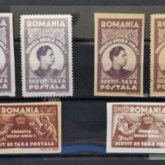 România 1947 Fundatia Regele Mihai Scutit de taxa MNH