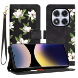 Husa personalizata fete Xiaomi Redmi Note 14 Pro 5G Techsuit FlipCraft, negru