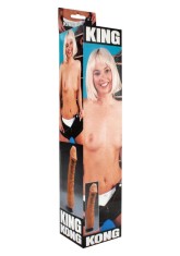 Vibrator Realistic King Kong, Brun, 32 cm