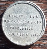 (M2449) JETON - FRAPPEE SUR PRESSE RASKIN 300 PIECES/MIN, TEMATICA INDUSTRIE