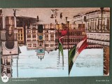 Superba carte postala , interesanta Italia - Venetia , anul 1925