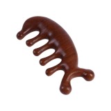 Dispozitiv de masaj din lemn, din lemn de santal natural, design ergonomic cu cinci degete, stimuleaza circulatia