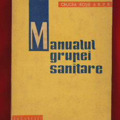 "Manualul grupei sanitare" - Crucea Roşie a R.P.R. - Bucureşti, 1963.