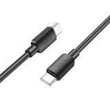 Cumpara ieftin Cablu Hoco Type-C la Type-C PD 3A 60W X96 1m Negru