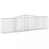 Cumpara ieftin Cos gabion arcuit 400x50x100/120 cm fier galvanizat