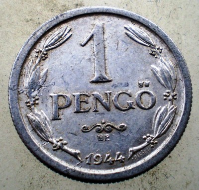 1.259 UNGARIA WWII 1 PENGO 1944 foto
