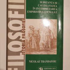 NICOLAE TRANDAFOIU - SUBSTANTA SI CAUZALITATEA IN INTERPRETAREA EMPIRISMULUI