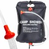 Sac Dus Solar Portabil 20L Camping cu Furtun si Cap Dus, PVC 60x40cm