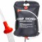 Sac de dus solar 20L, portabil, cu furtun detasabil, cap de dus comutabil, PVC, 60x40cm