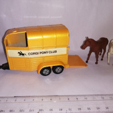 bnk jc Corgi 47B Rice Leicestershire Beaufort Double Horse Box `Corgi Pony Club`