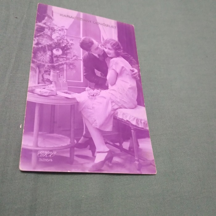 CARTE POSTALA FELICITARE INTERBELICA NECIRCULATA