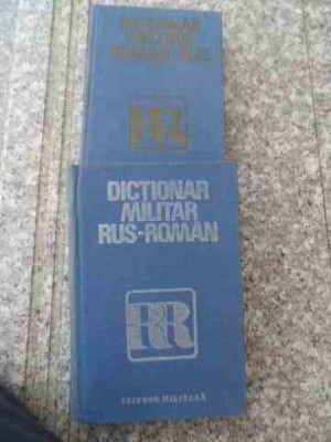 Dictionar Militar Roman-rus - Colonel Checiches Laurentiu ,536333 foto