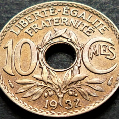 Moneda istorica 10 CENTIMES - FRANTA, anul 1932 * cod 4220 = excelenta