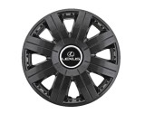 Cumpara ieftin Set 4 capace roti Cosmos Negru R15, pentru gama auto Lexus, Autohelix MSA