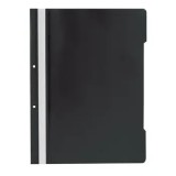 Cumpara ieftin Dosar cu sina si 2 perforatii, A4, negru, 25 bucati/set