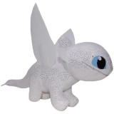 Jucarie din plus Light Fury Sparkle, Dragons, 28 cm, Play By Play