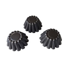 Forma pentru Savarine, Set 3 cavitati, Gri, 10 cm, 326COF