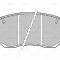VALEO 301757 FIRST set placute frana,frana disc