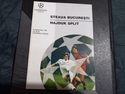 program Steaua - Hajduk Split foto