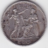 Italia 20 Lire 1927 R VI Victor Emmanuel III