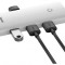 HUB extern Baseus Lite, porturi USB: USB 3.0 x 4, conectare prin USB 3.0, lungime 0.25m, alb, &quot;WKQX030002&quot; (timbru verde 0.8 lei) - 6932172606190