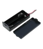 Suport baterii 2x AAA montare cu capac terminal cabluri 150mm KEYSTONE 2489
