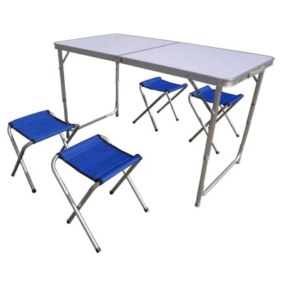 Set masa pliabila Camping si 4 scaune foto