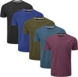 Cumpara ieftin Set 5 tricouri cu maneca scurta Charles Wilson pentru barbati, M - OUTLET