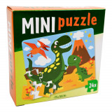 Mini puzzle de buzunar - dinozaur