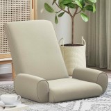 vidaXL Scaun de podea Nisipiu 68 x 51 x 56 cm Catifea texturată 42028120