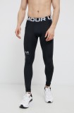 Under Armour leggins de antrenament culoarea negru, neted