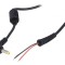Cablu 2x0,5mm2 DC 5,5/1,7 Mufă Unghi Negru 1,2m