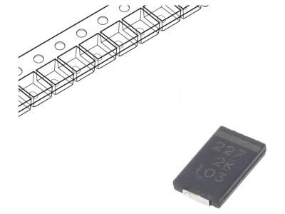 Condensator Polimeric Low ESR 220uF 2VDC SMD foto