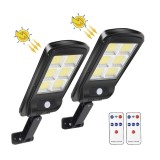 BZRSH Set 2 Lampi Solar 6 Celule 90W 160 LED COB Telecomanda Exterior Curte