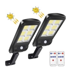 Set x2 Lampa cu Incarcare Solara 6 celule 90W ,160 LED-uri COB, telecomanda