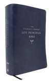 Niv, Charles F. Stanley Life Principles Bible, 2nd Edition, Leathersoft, Blue, Comfort Print: Holy Bible, New International Version