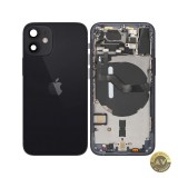 Capac Baterie Apple iPhone 12 mini Cu Carcasa Mijloc Negru Swap