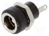 Conector alimentare DC, 12V DC, {{Numarul de pini}} pini, seria {{Seria producatorului}}, 5,5/2,5mm. LUMBERG - 1614 10