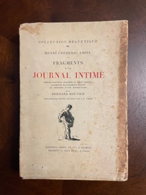 Henri Frederic Amiel - Fragments d&amp;#039;un JOURNAL INTIME (editions Georg) foto