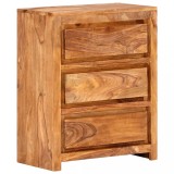 Cumpara ieftin Dulap cu sertar 60x33x75 cm, lemn masiv de acacia