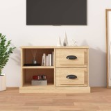 Comodă TV, stejar sonoma, 73x35,5x47,5 cm, lemn prelucrat