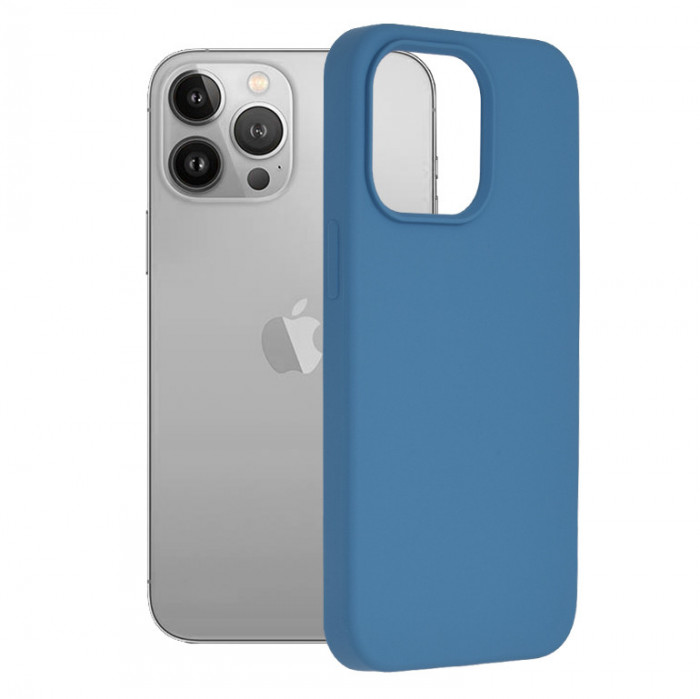 Husa Techsuit Soft Edge Silicon iPhone 13 Pro - Denim Blue
