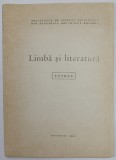 LIMBA SI LITERATURA , EXTRAS , SUBIECT : PUNCTE DE VEDERE ASUPRA PROIECTULUI DE PROGRAMA DE LIMBA ROMANA de G.C. RUSU , 1974