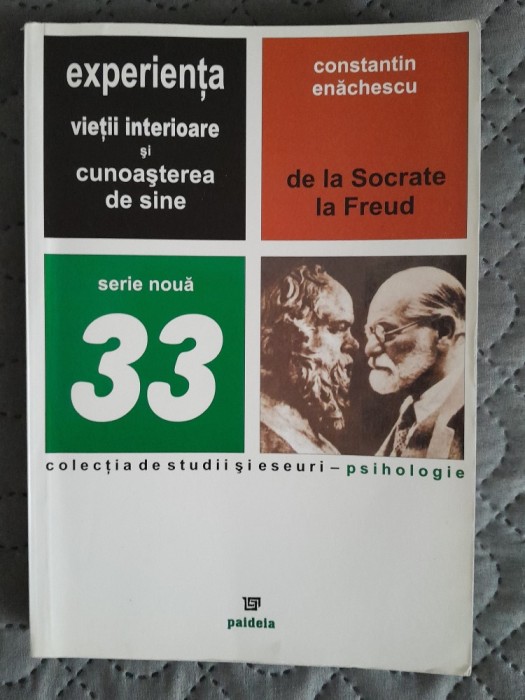 Constantin Enachescu Experianta vietii interioare si cunoasterea de sine