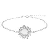 Sun - Bratara personalizata cu soare din argint 925