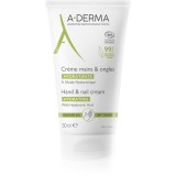 A-Derma Essentials Hand &amp; Nail Cream cremă hidratantă pentru m&acirc;ini și unghii cu acid hialuronic 50 ml