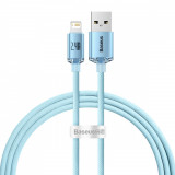 Cablu USB Baseus Crystal Shine Series - Lightning 2,4A 20W 1,2m Albastru (CAJY001103)