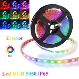 Banda led rgb, IP65, 12V, 5M, Smd 5050